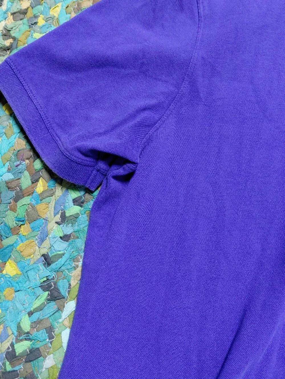 Banana Republic royal blue short sleeve polo shirt.
